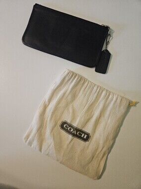 Coach Black Vintage #7170 Skinny Leather Case